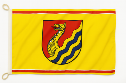Wenningstedt-Braderup Sylt flag – Nordic strength and wave power