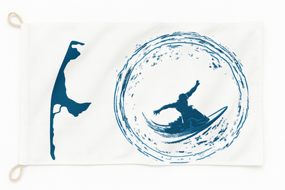 Drapeau des surfeurs de Sylt – Dynamisme, liberté et puissance de la mer du Nord
