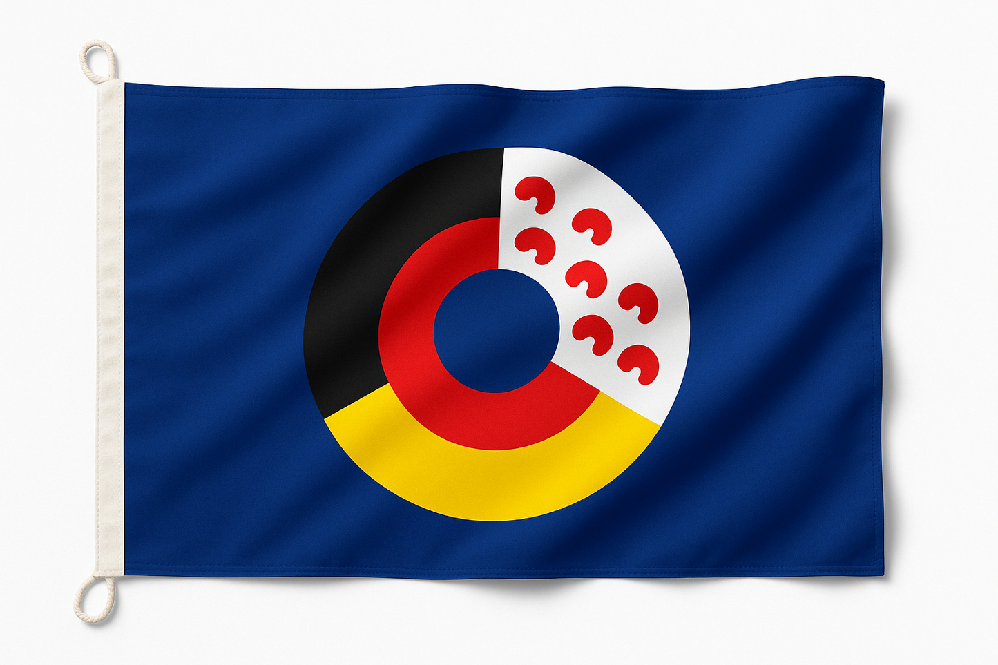 Friesenflagge "Alle Friesen" – Stolz. Tradition. Zusammenhalt.