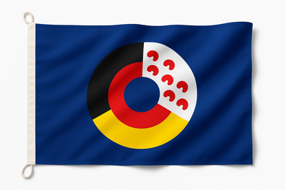 Drapeau frison « Tous les Frisons » – Fierté. Tradition. Unité.