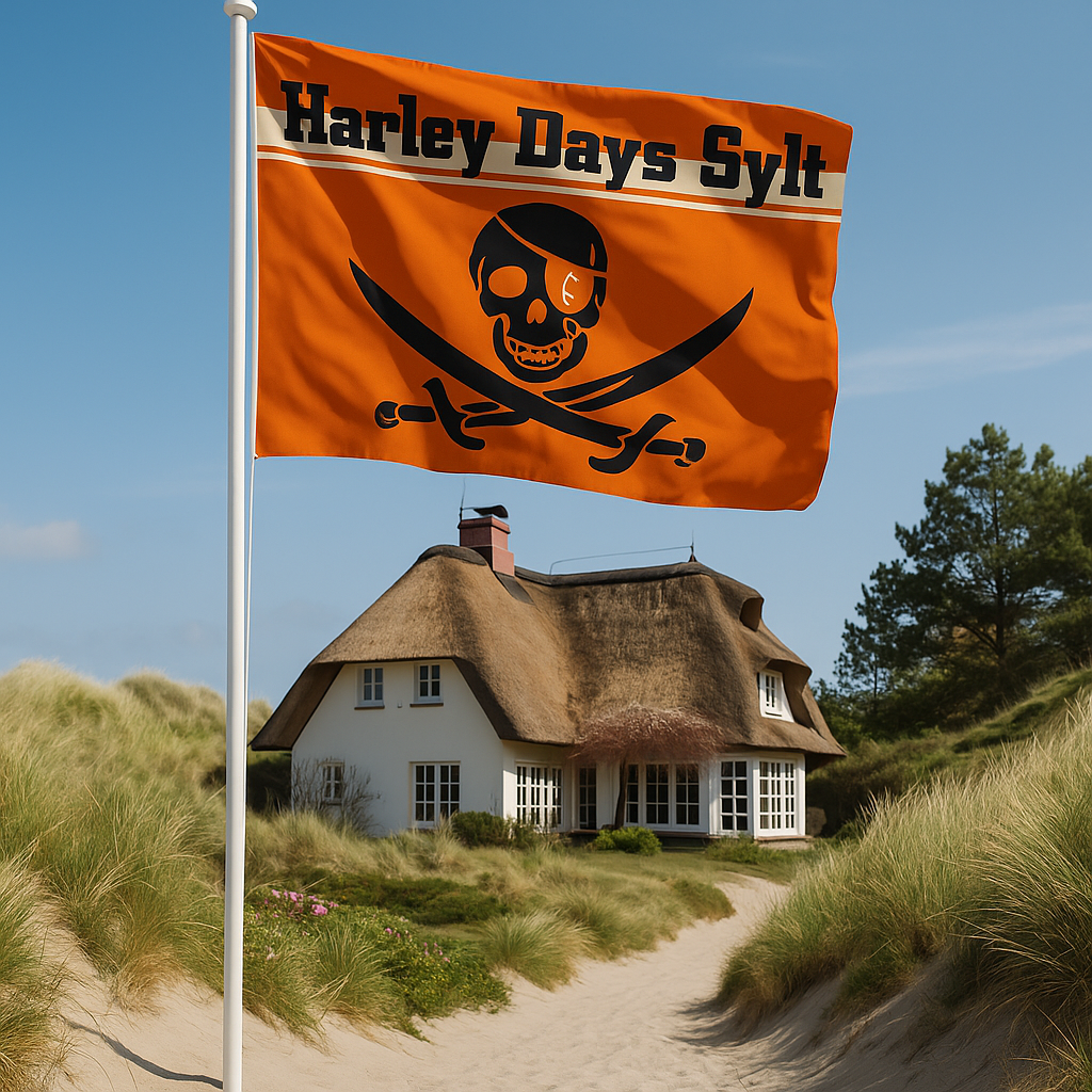 Harley-Days Sylt Flagge – Biker-Statement trifft Insel-Liebe