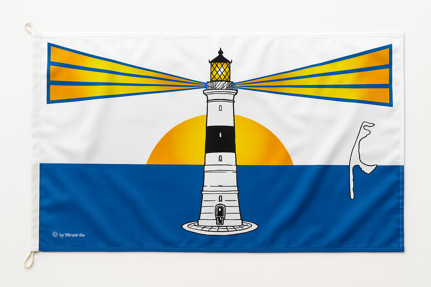 Leuchtturmflagge Sylt – Maritimes Statement mit Küstencharme