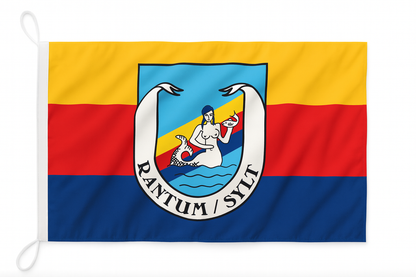 Drapeau de Rantum Sylt – Patrimoine maritime aux couleurs traditionnelles