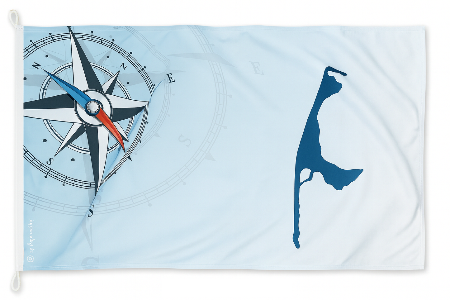 Sylt &amp; Compass Flag – Orientation with Style