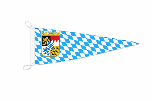 Bavaria with lozenge and state coat of arms pennant