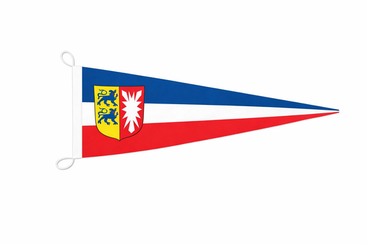 Schleswig-Holstein with coat of arms pennant