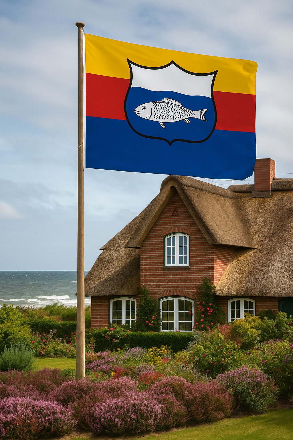 Rüm Hart Wappen-Flagge – Nordfriesische Identität zeigen