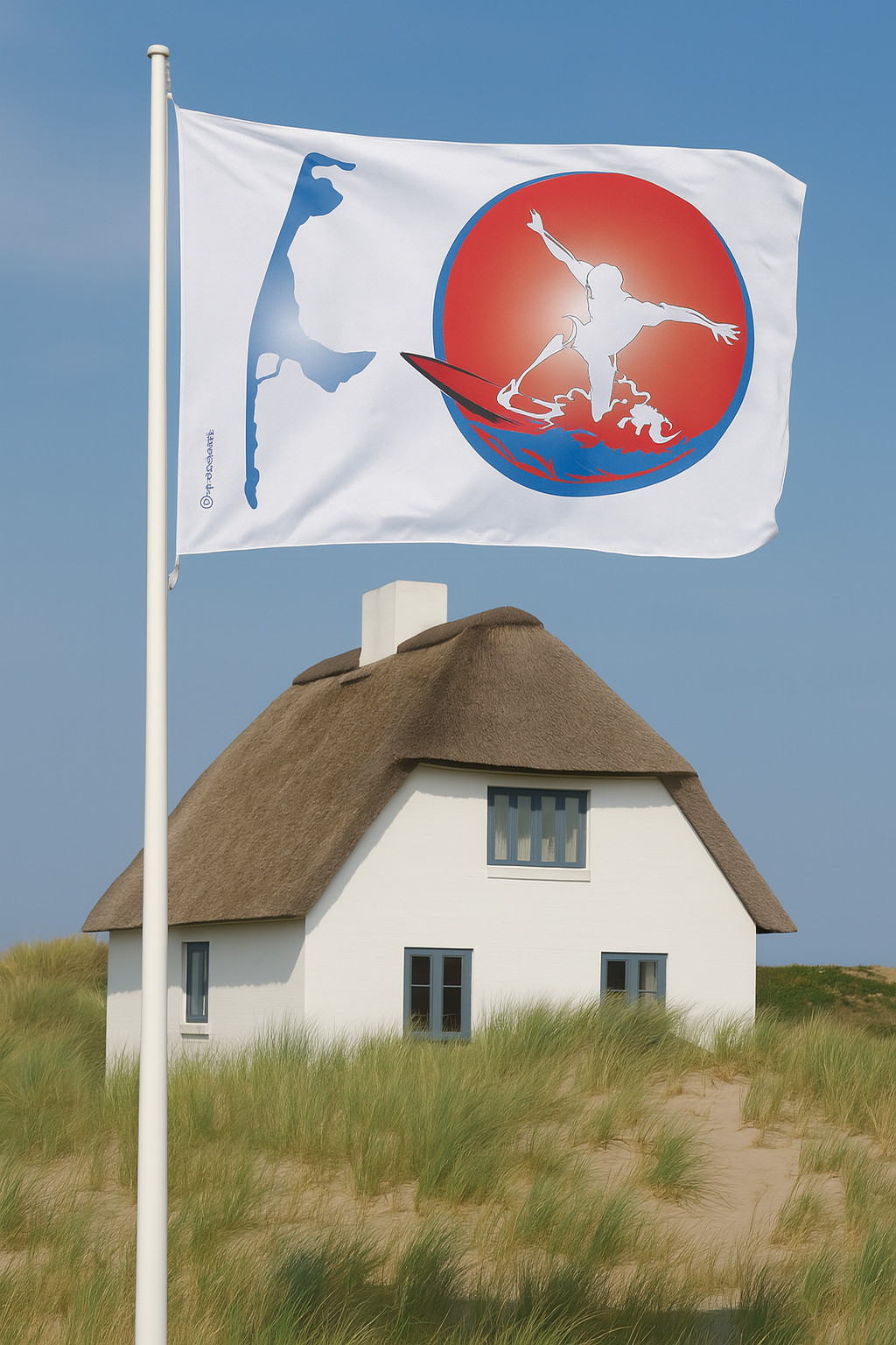 Sylt Surfer Flagge – Dynamik trifft Inselgefühl