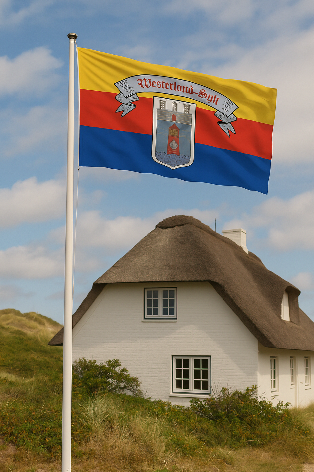 Westerland Syltflagge – Klassisch & Historisch im Friesenstil