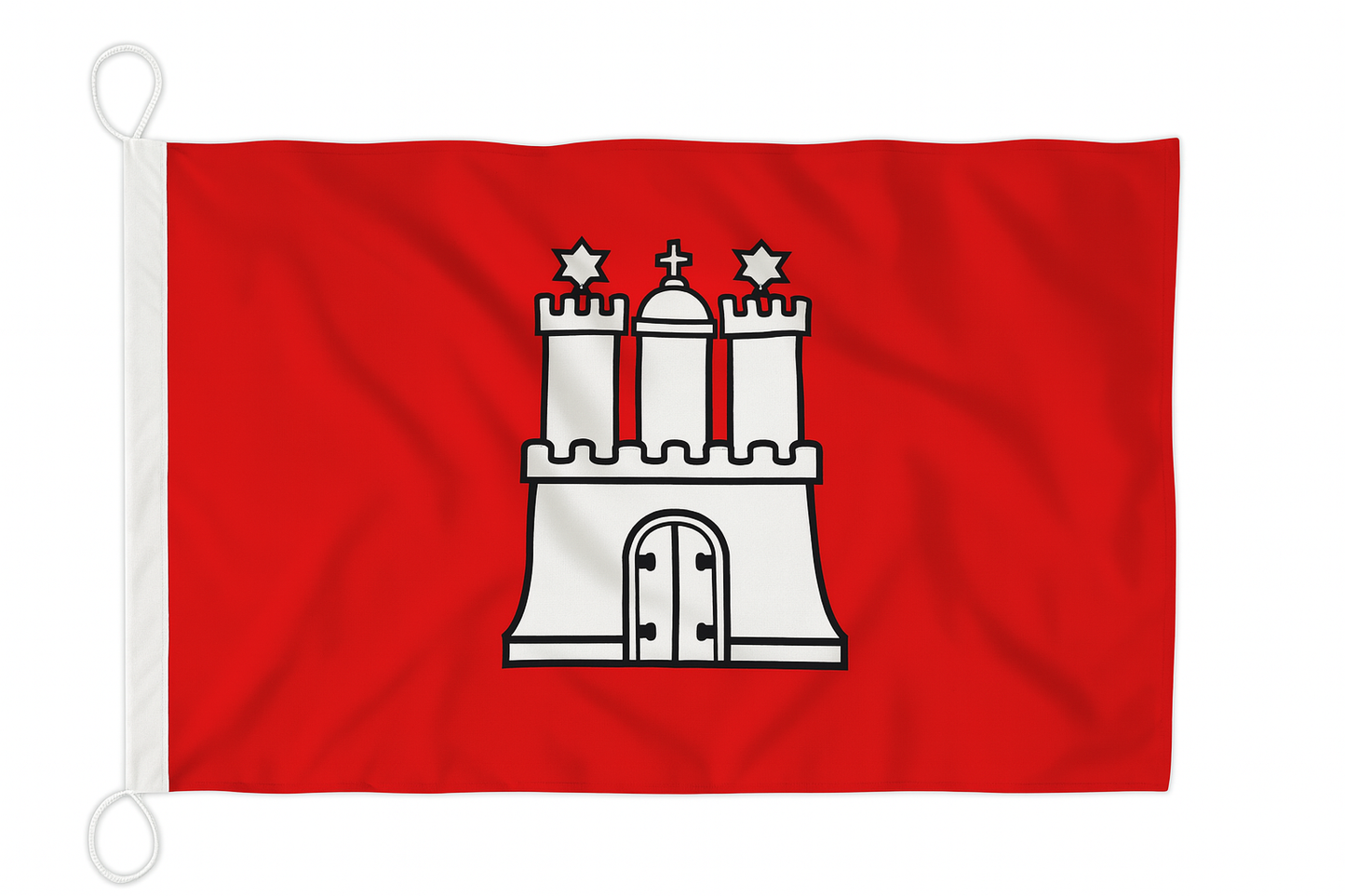 Hamburg Flagge – Hanseatisches Wahrzeichen mit Tradition