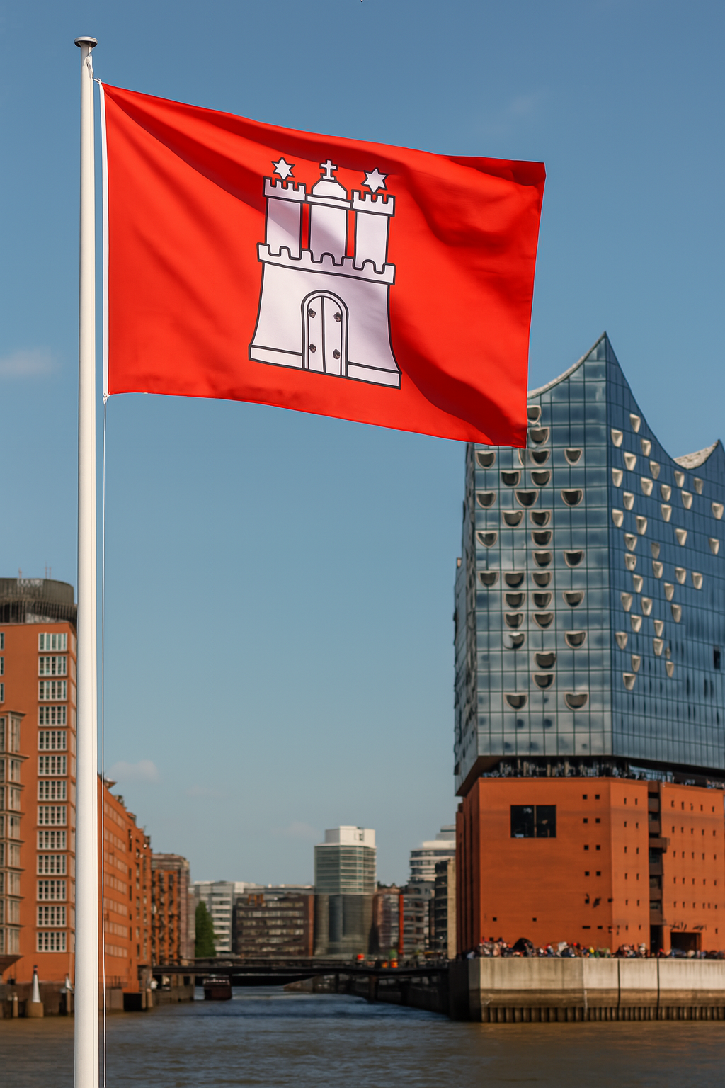 Hamburg Flagge – Hanseatisches Wahrzeichen mit Tradition