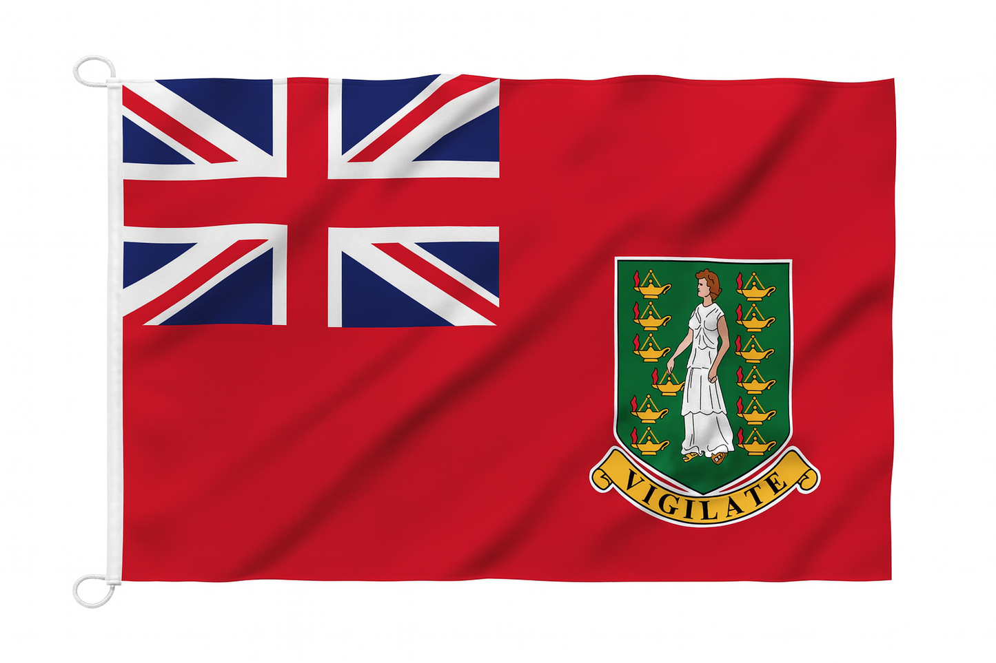 British Virgin Islands (Red Ensign) - Handelsflagge (Boots und Yachtflagge)