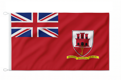 Gibraltar (Red Ensign) - Merchant flag (boat and yacht flag)