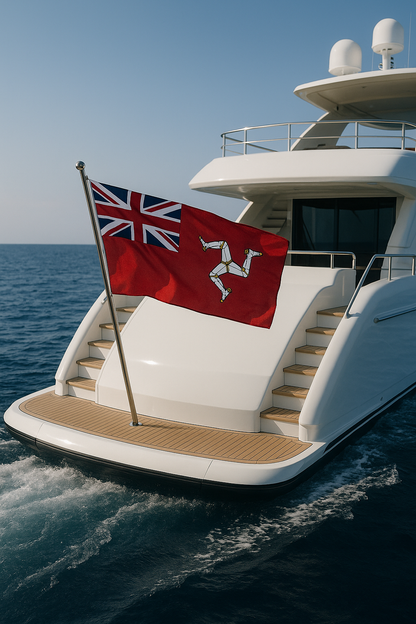 Isle of Man (Red Ensign) - Merchant flag (boat and yacht flag)