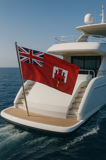 Gibraltar (Red Ensign) - Merchant flag (boat and yacht flag)