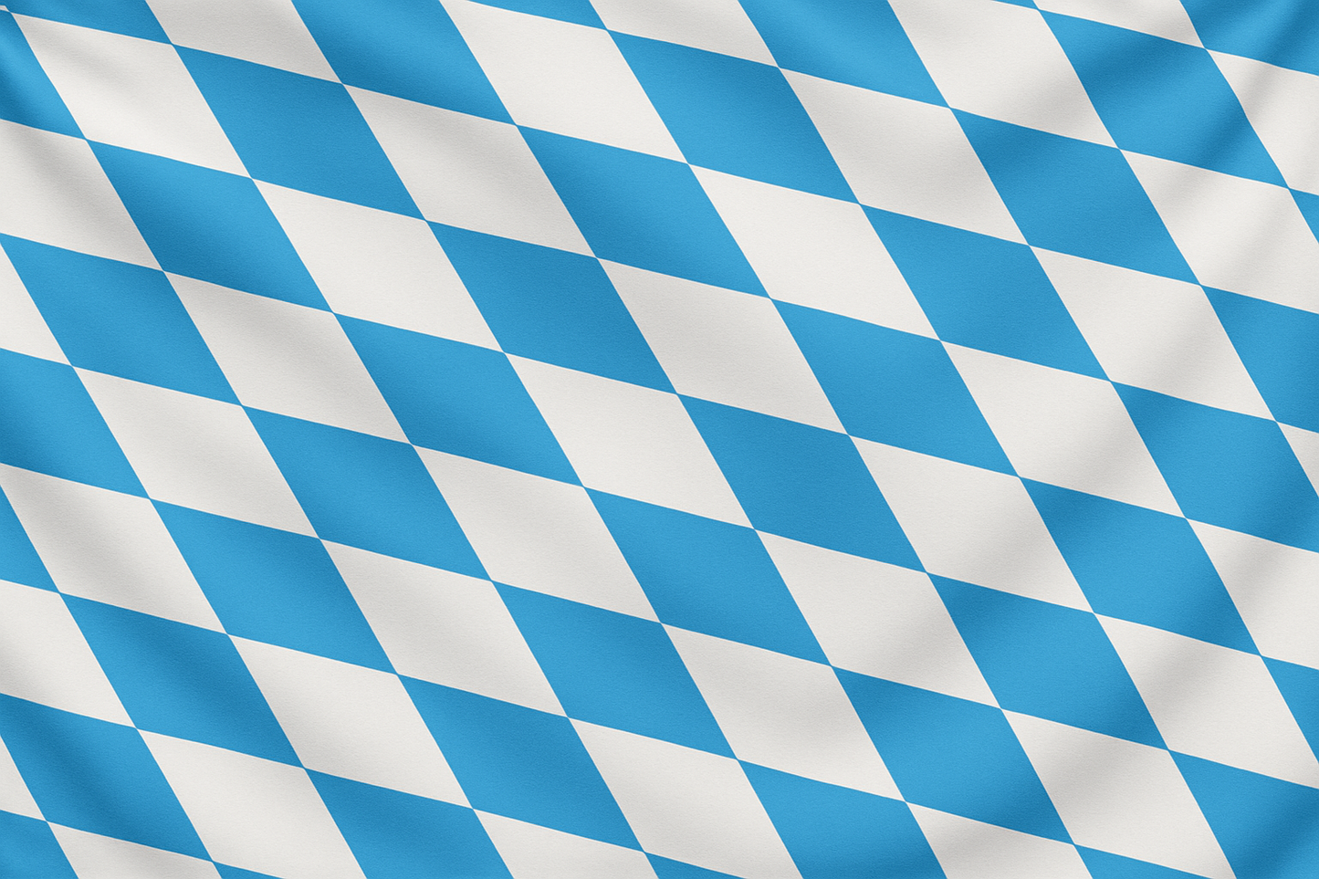 Bayernflagge mit Routen Muster - der klassiker vom Oktoberfest