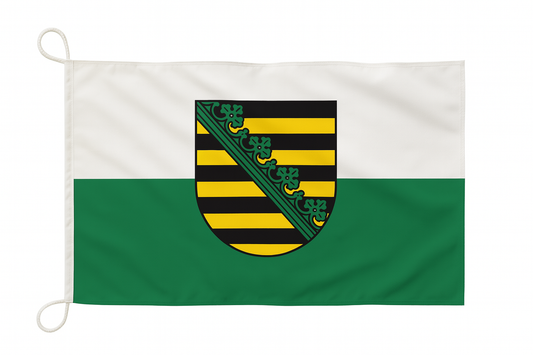 Sachsen Flagge mit Wappen – Historische Identität aus dem Freistaat