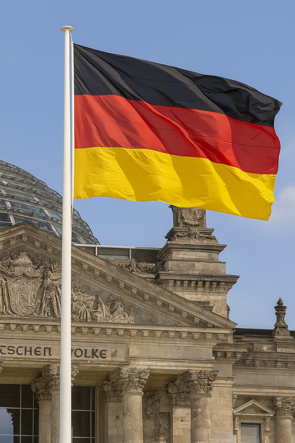 Deutschland Flagge – Schwarz-Rot-Gold in ihrer klassischsten Form