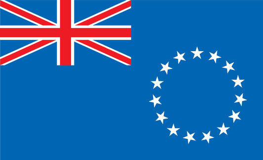 Cook Islandsflagge, Insel,Cook Island, GB, Nationalfahnen