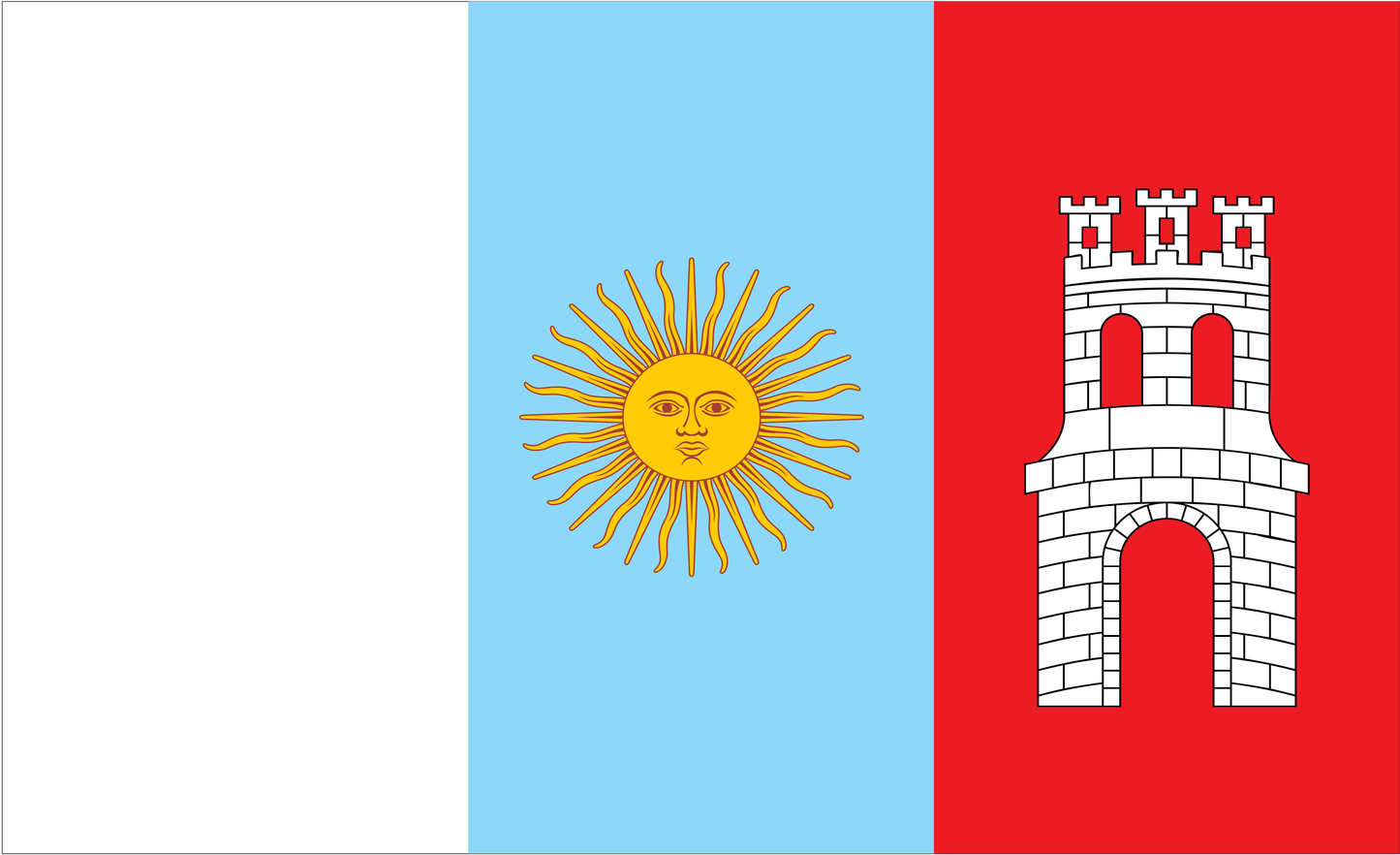 Cordobaflagge, Spanien, Nationalflaggen, Nationalfahnen