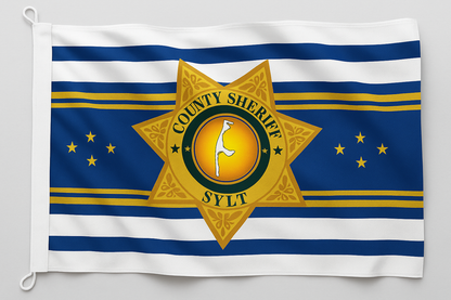 Drapeau du shérif du comté de Sylt – Votre symbole de la liberté de Sylt