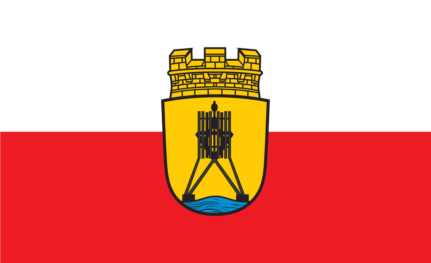 Cuxhaven, Cuxhafen Flagge Niedersachsen