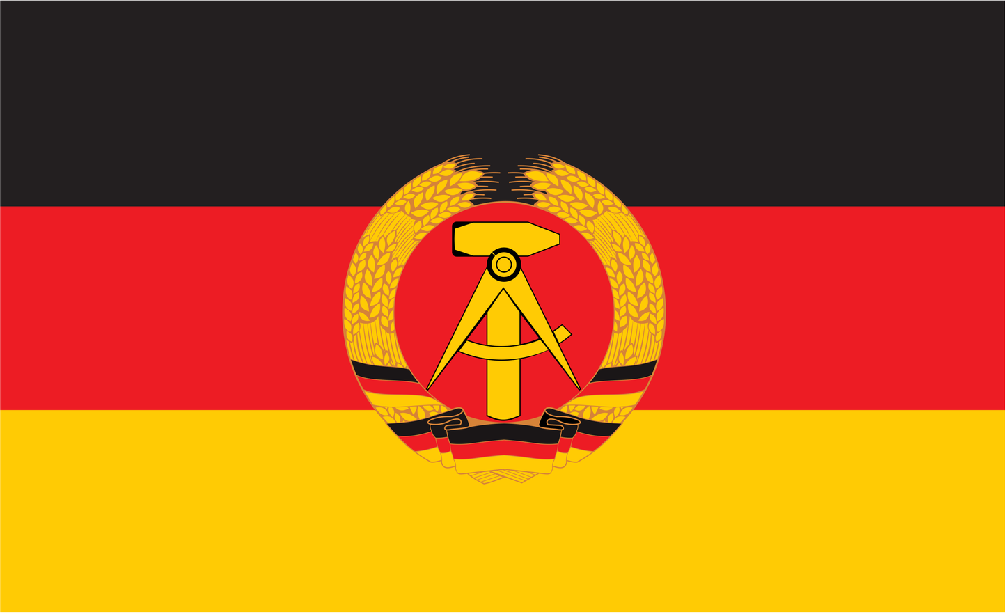 DDR Flagge, Deutschland