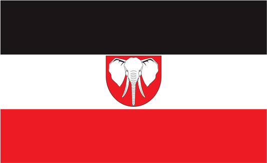 Deutsch Kamerunflagge,ehem. Deutsche Kolonie 1914