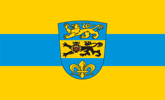 Dillingen Donau Kreis Flagge Bayern