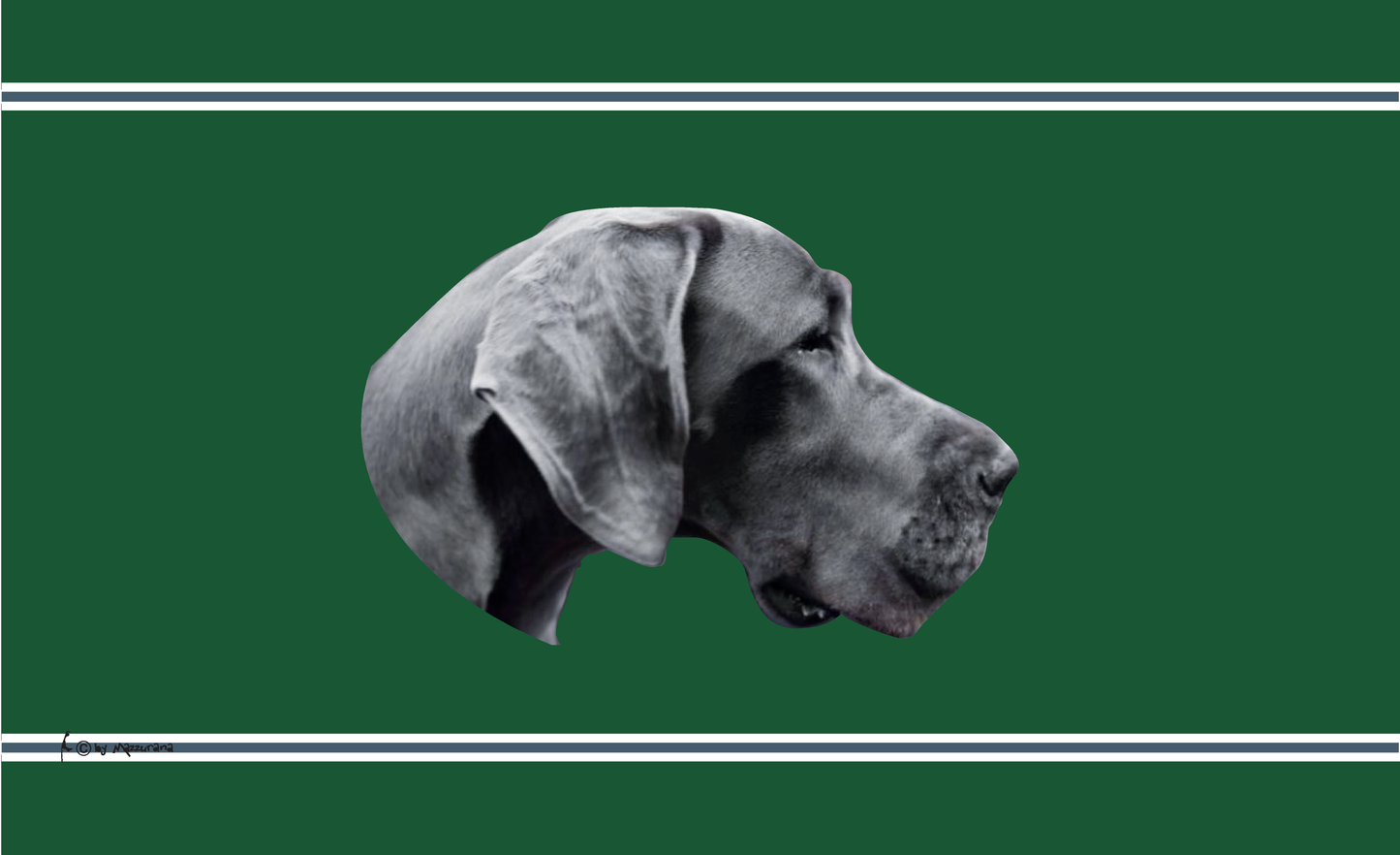 Dogge 17-2, Hundeflagge ,Tierflaggen, Sportflaggen, Vereinsfahnen, Verbandsflaggen