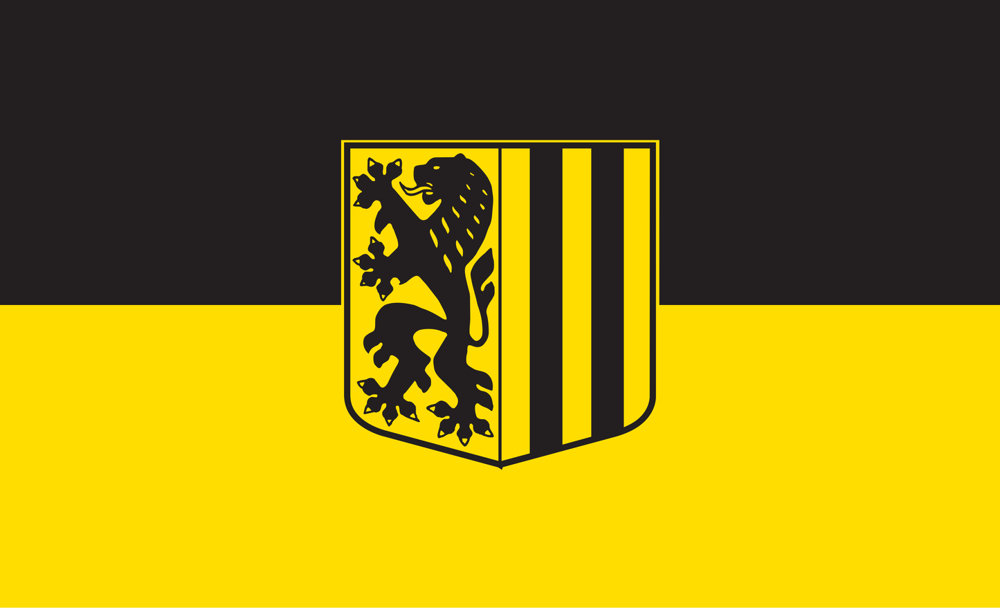 Dresden Flagge, Sachsen