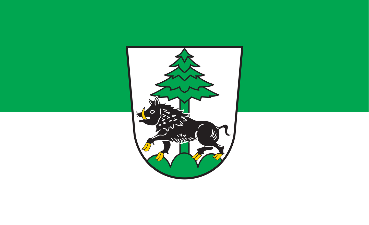 Ebersberg Kreis Flagge Bayern