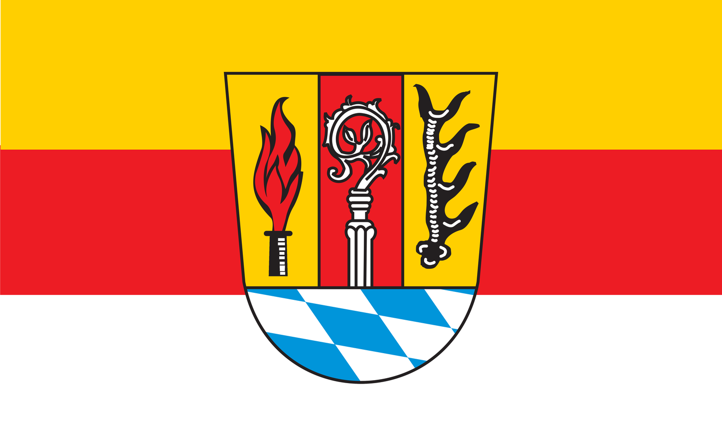 Eichstädt Kreis Flagge Bayern