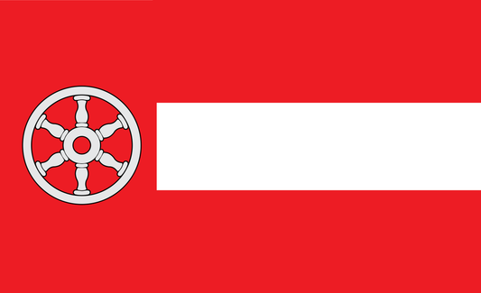 Erfurt Flagge, Thüringen