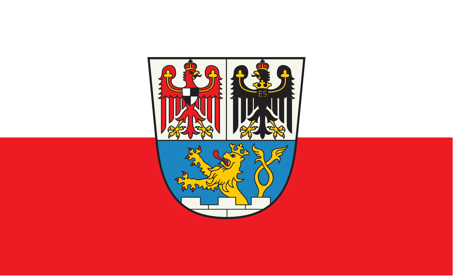 Erlangen Flagge Bayern