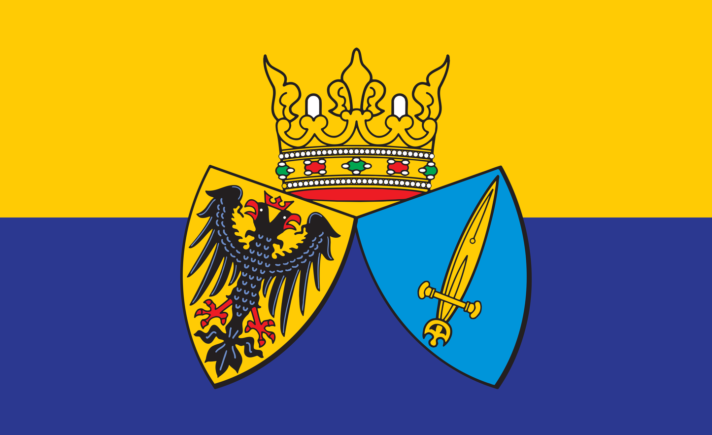 Essen Flagge, Nordrhein-Westfalen