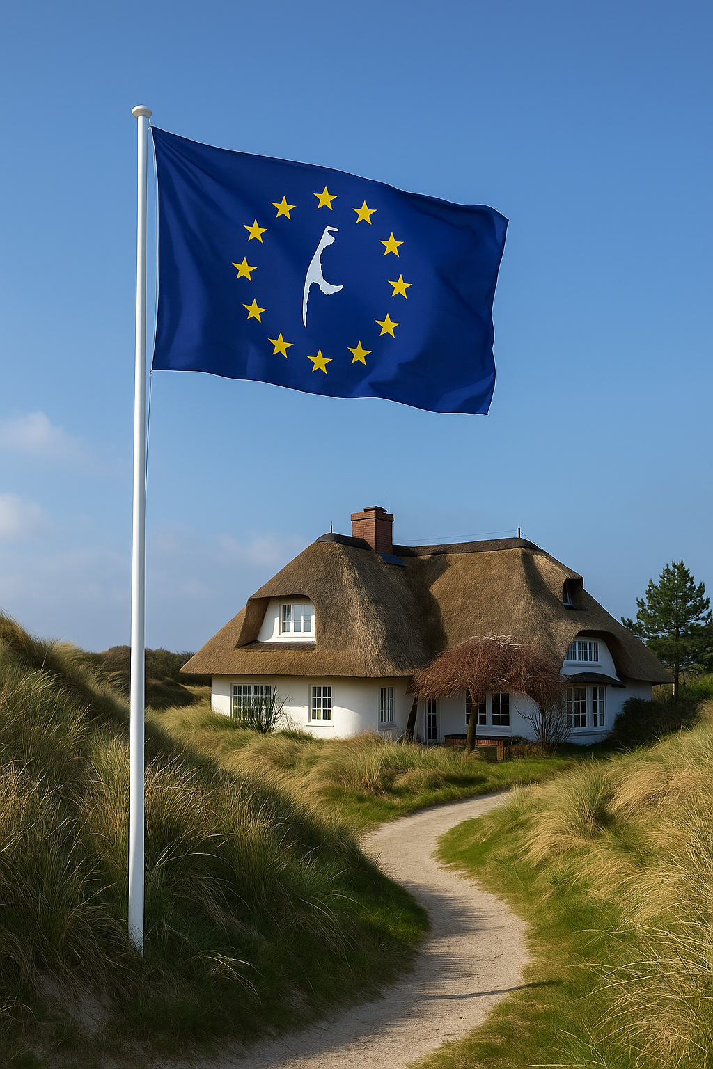 Euro-Sylt Flagge – Inselgefühl trifft europäische Idee