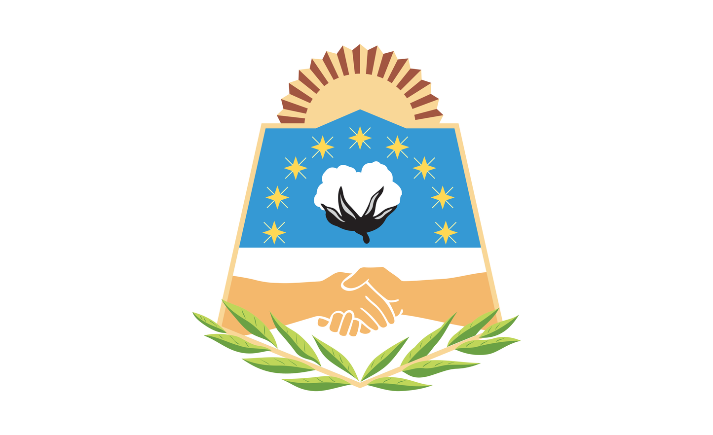 Formosaflagge mit Wappen, Formosa, Nationalfahnen