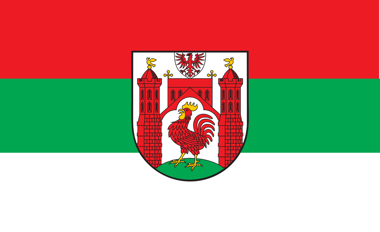 Frankfurt-Oder Flagge, Brandenburg