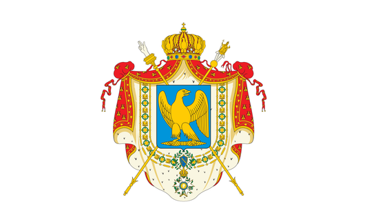 Frankreichflagge 1804 Napoleon Wappen, Nationalflaggen, Nationalfahnen