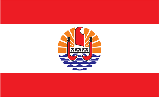 Französisch Polynesien Flagge, Nationalfahnen
