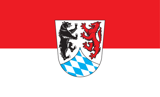 Freyung Grafenau Kreis Flagge Bayern