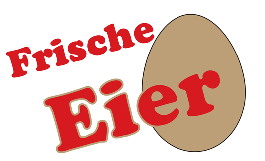 Frische Eierflagge,Verkauf-, Marketing-, Werbeflagge,