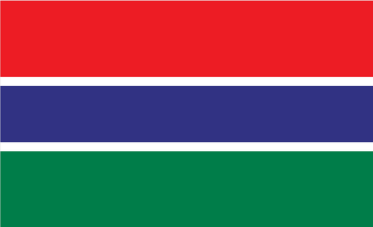 Gambiaflagge, Gambia, Nationalfahnen