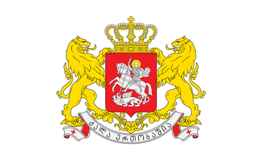 Georgienflagge Wappen, Nationalflaggen, Nationalfahnen