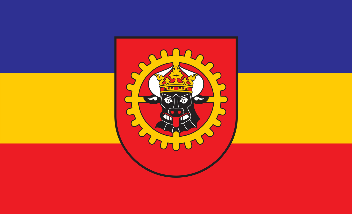 Grevesmühlen Flagge, Mecklenburg Vorpommern