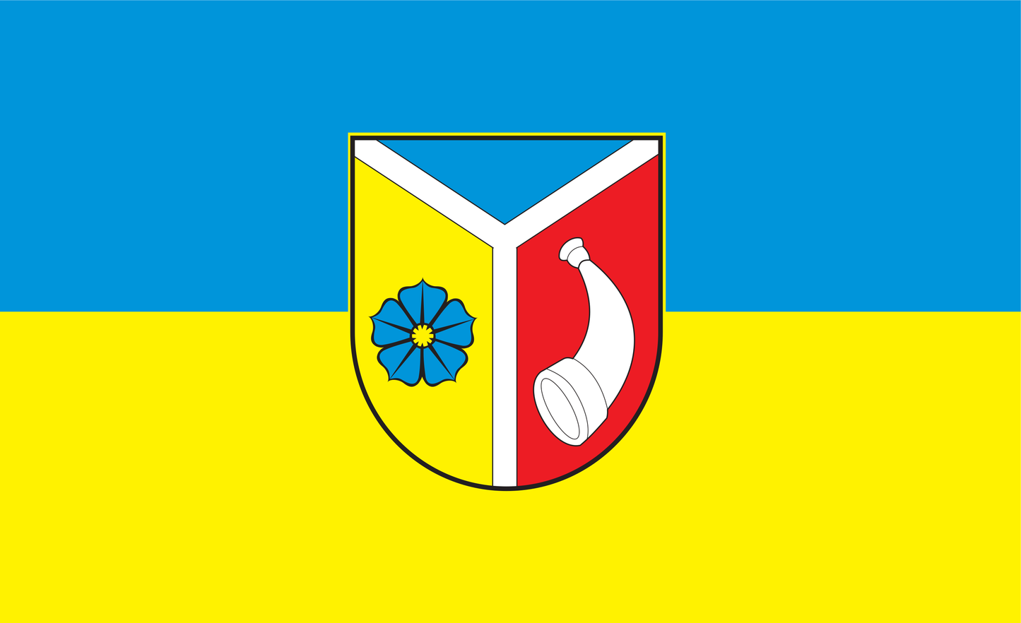 Gross Gleidingen Flagge Niedersachsen