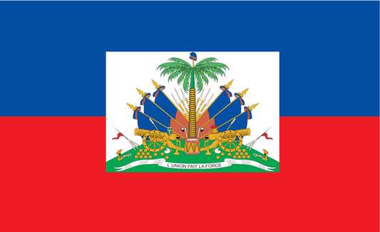 Haitifalgge, Haiti, Insel, Nationalfahnen