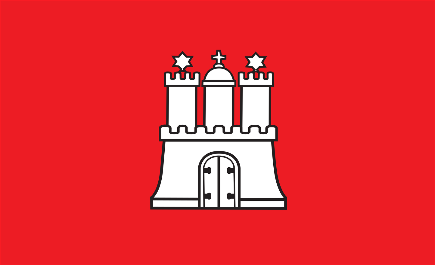 Hamburg Flagge – Hanseatisches Wahrzeichen mit Tradition