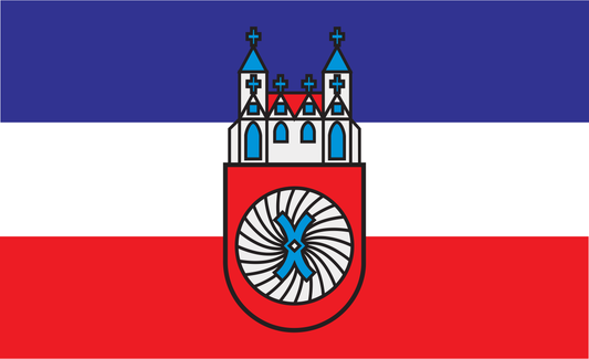 Hamelnflagge, Rattenfänger, Niedersachsen, Bundesländerflaggen, Gemeindeflaggenlagge